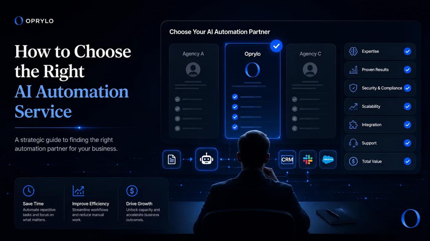 Choosing the right AI automation service for business workflows